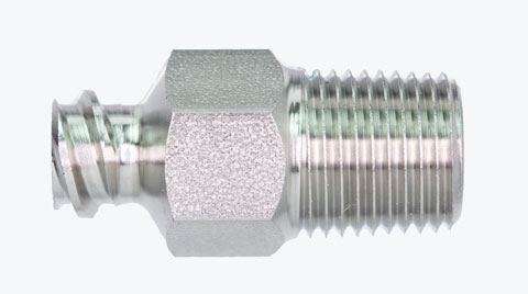 SSDV7010 PLASTI-MATE Female Luer Pneumatic Disconnect Valve, 1/8 NPT